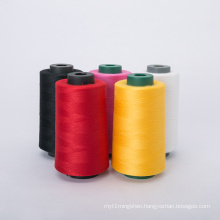 Multicolor Bobbin 40/2 Spun Polyester Yarn Sewing Thread For Machine